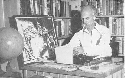 Writing up a Storm: Ernie Pyle in His Study