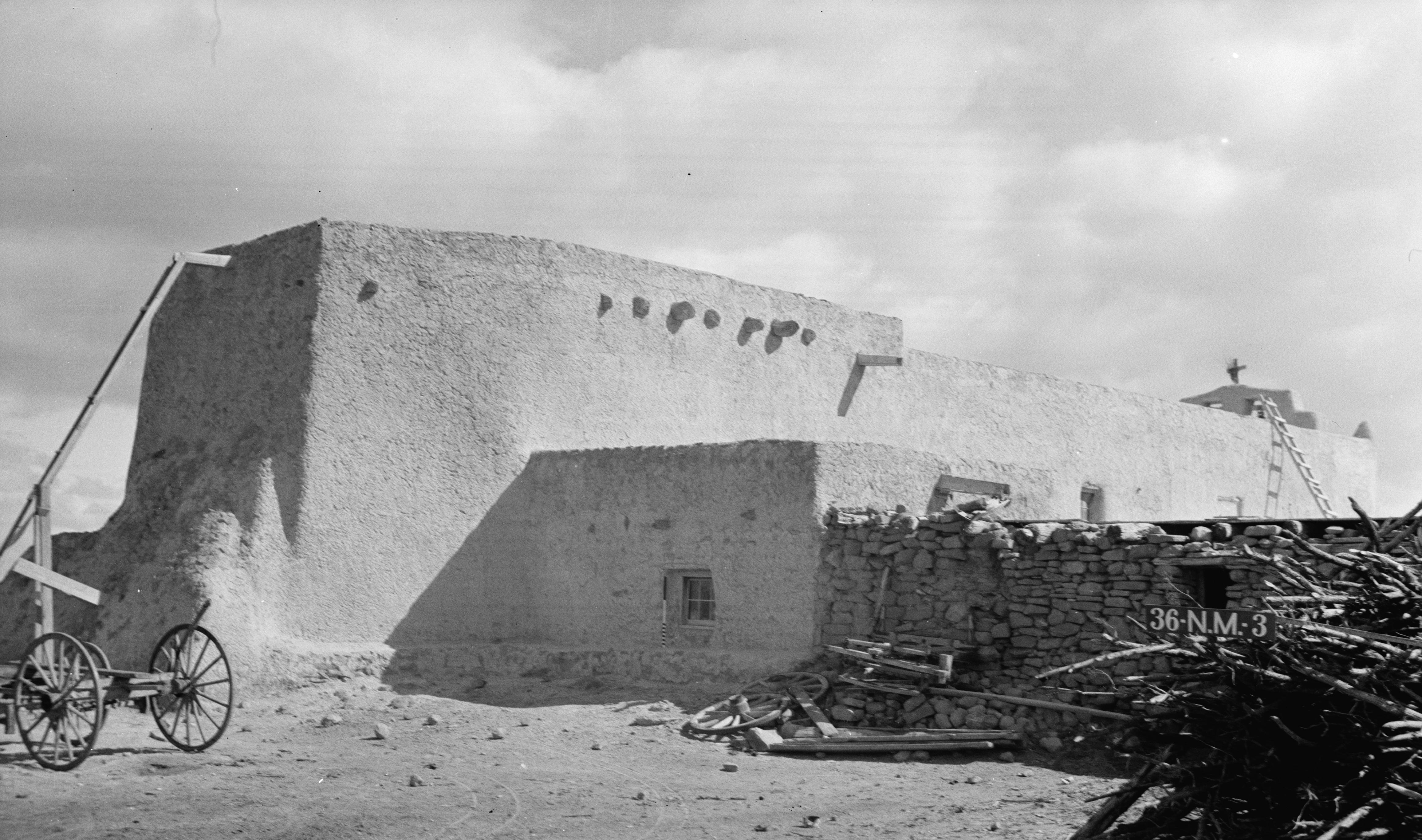 Backend of mission, 1930s-1940s