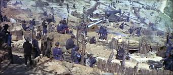 Snapshot from the battle of scene from The Good, The Bad, and The Ugly