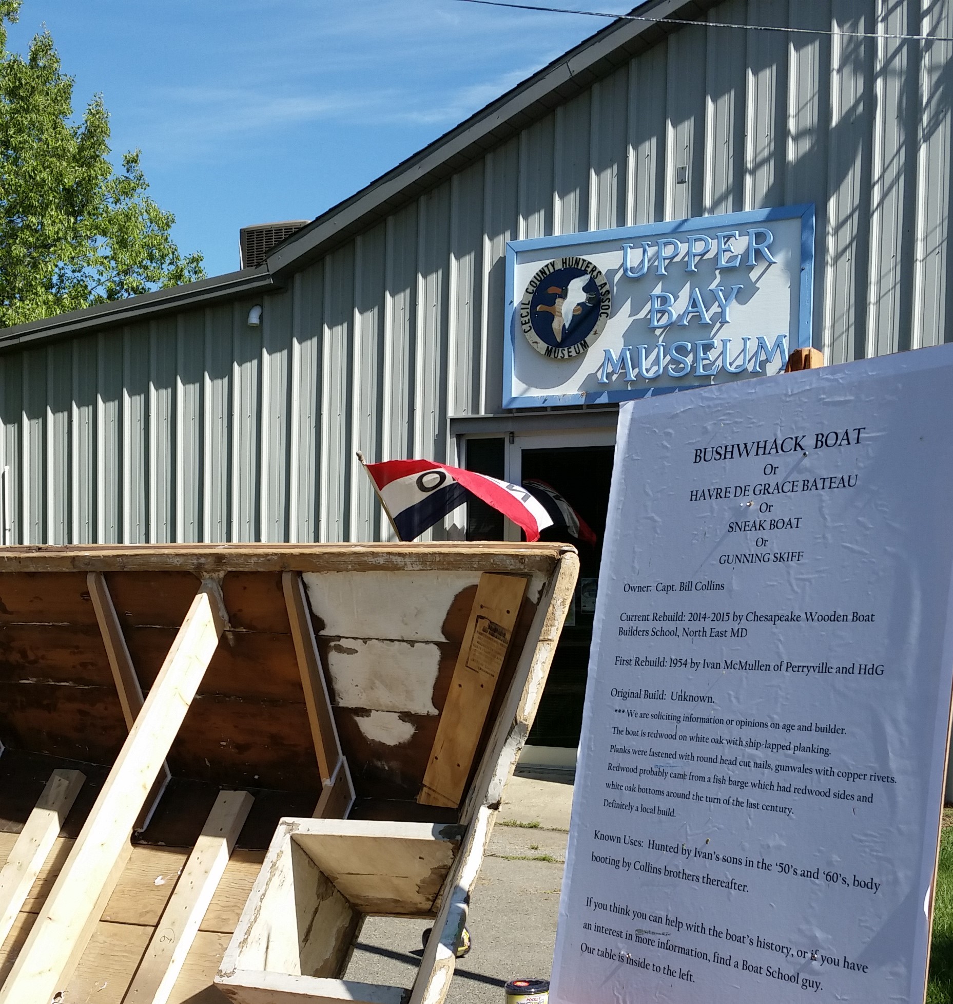 Museum, with a display for Season Opening