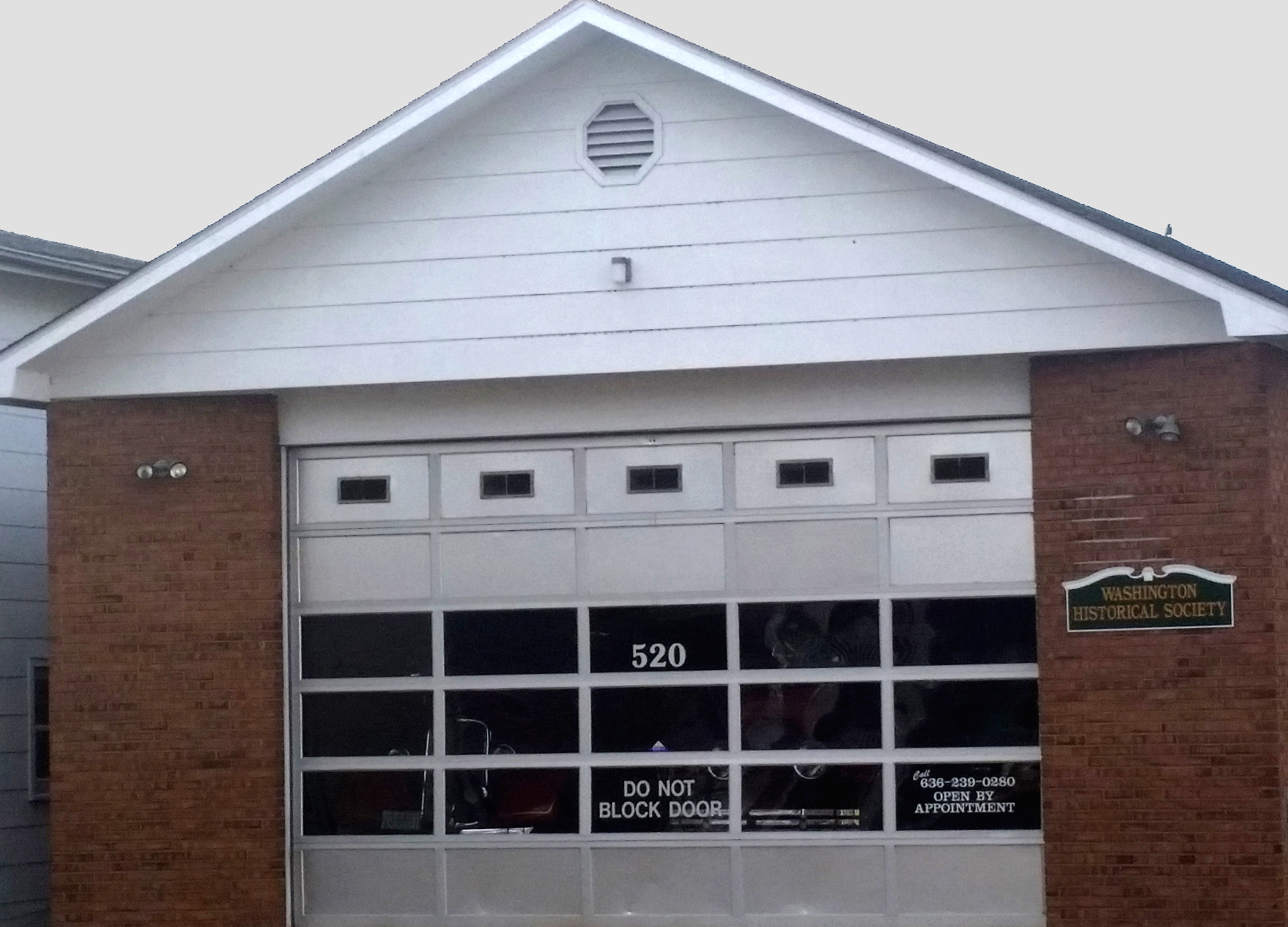 Firehouse Museum at Fifth and Stafford Streets. It houses three fire trucks and three early Washington passenger vehicles. The 1917 Model T Ford was Washington's first motor-driven fire truck.