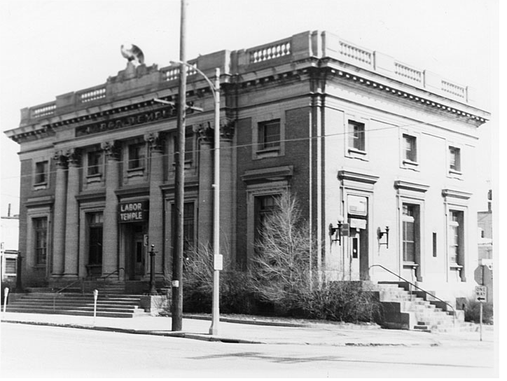 Post Office on S. Franklin. Circa 1940s.