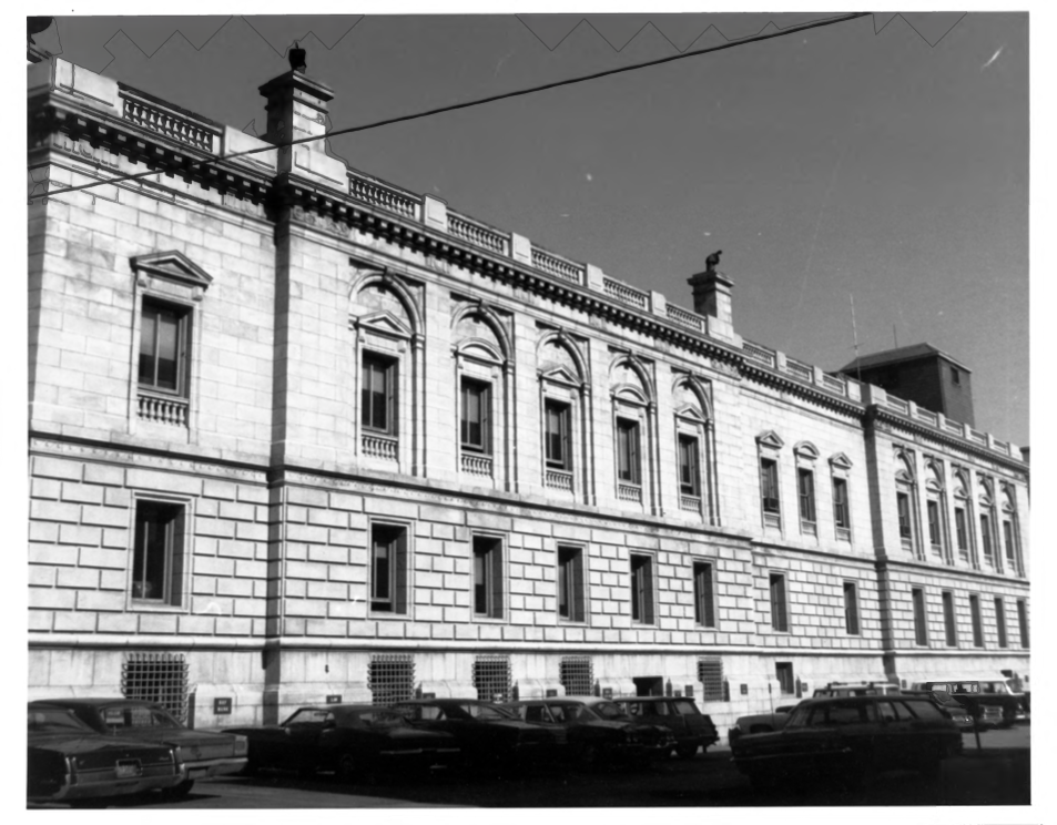 The Edward T. Gignoux Courthouse as recorded by the NPS in 1974, Photograph by Mary-Eliza Wengren in 1973, Filed with the GSA