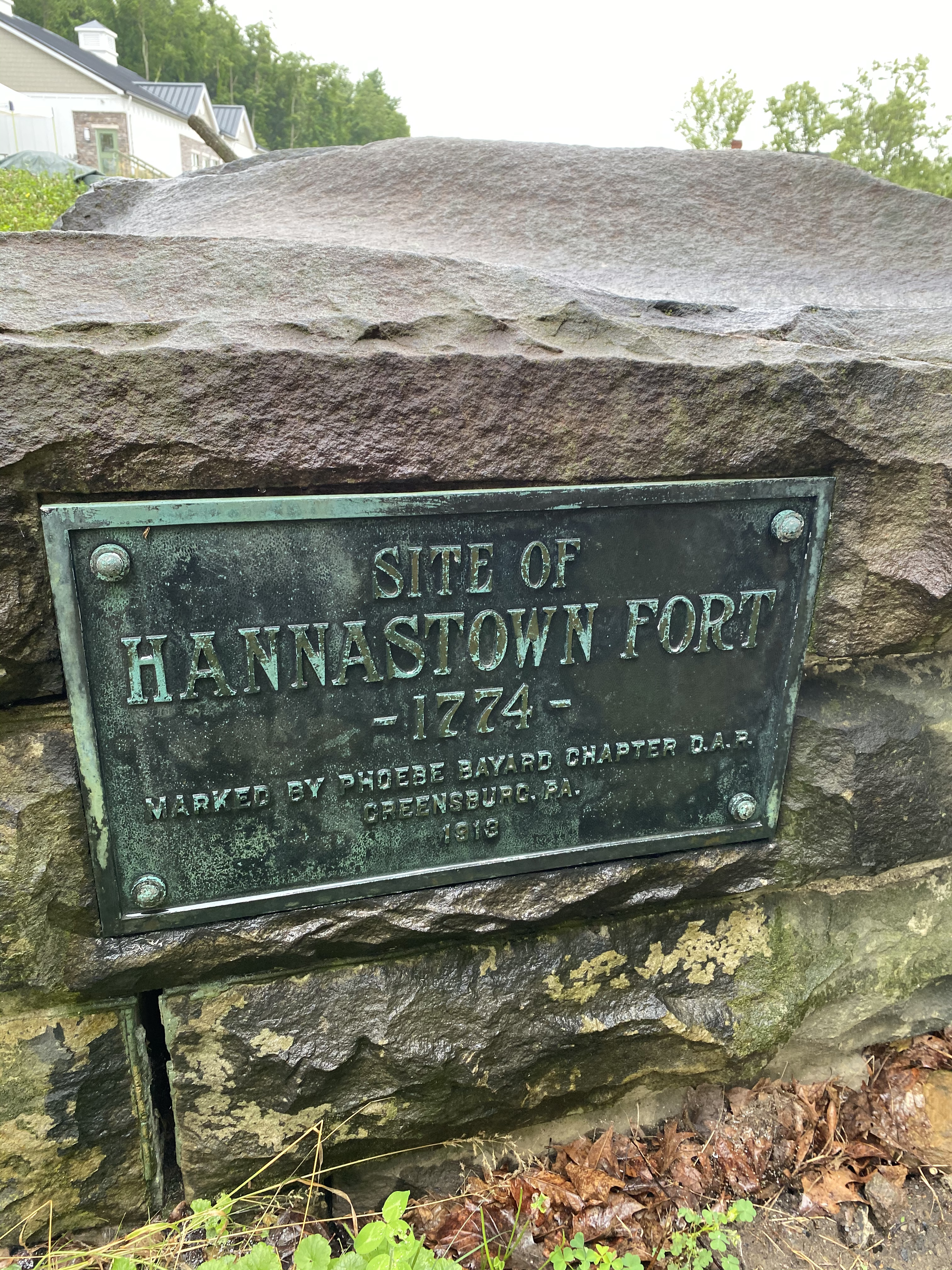 The plaque on the side of the Spring