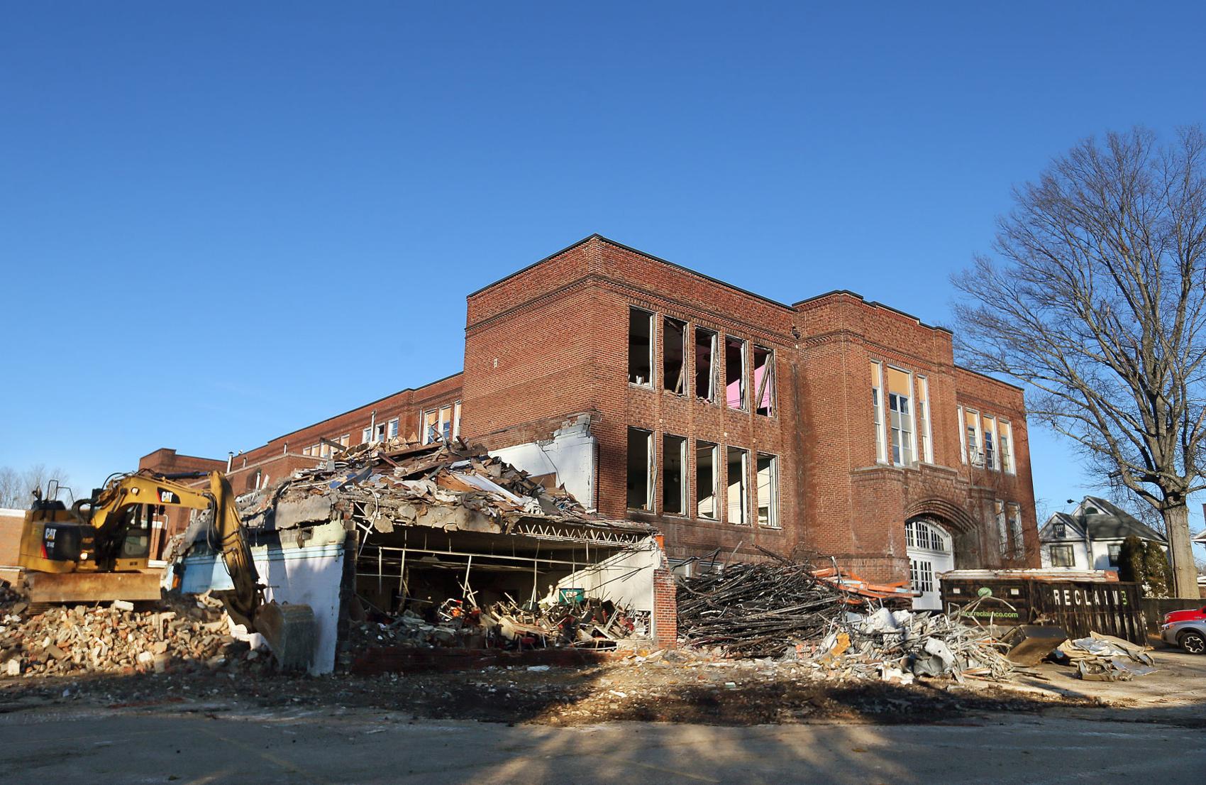 Demolition of Enslow Middle School