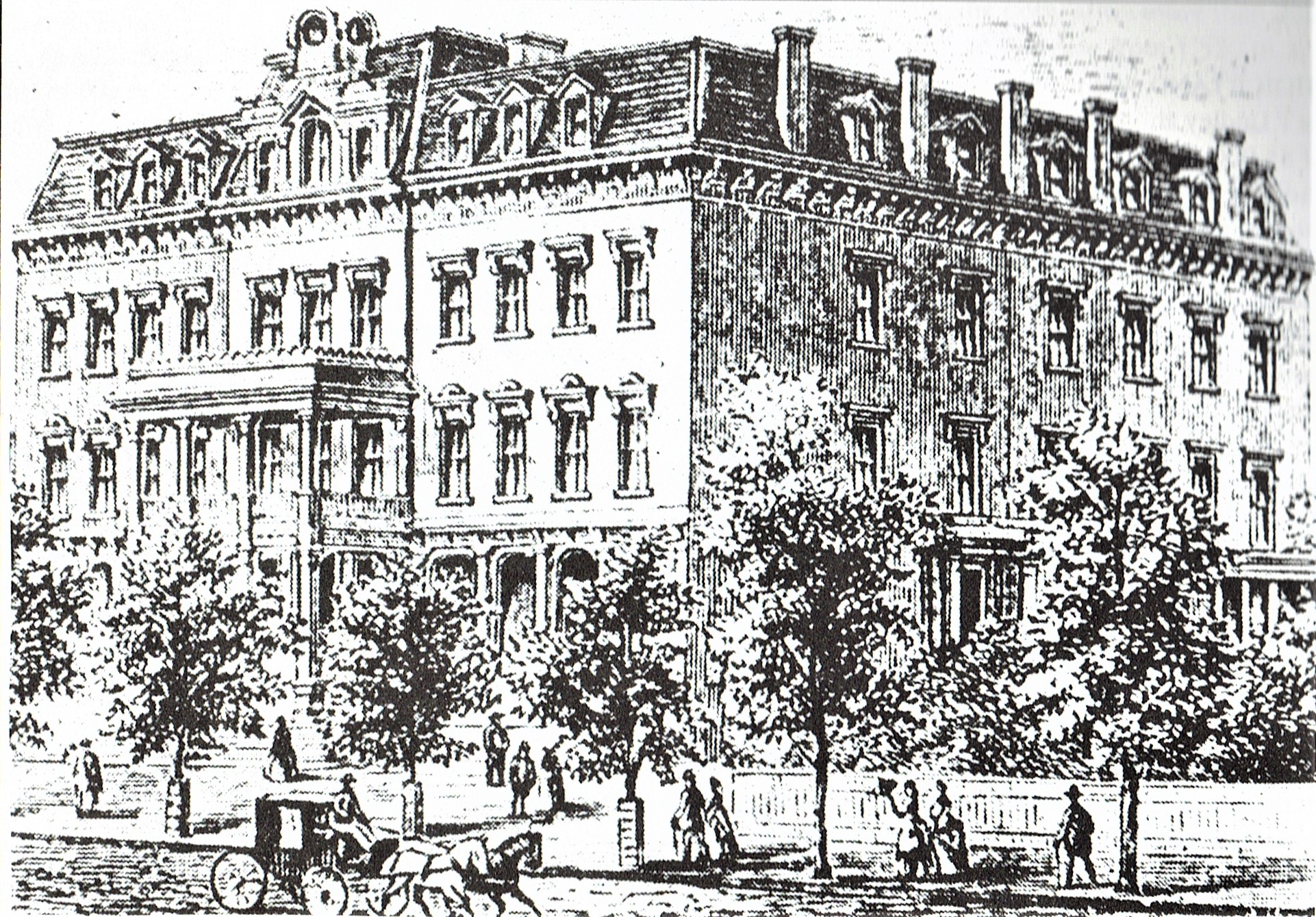 The original Hale House.  1872-1885