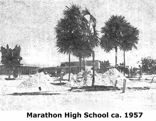 Marathon High School in 1957