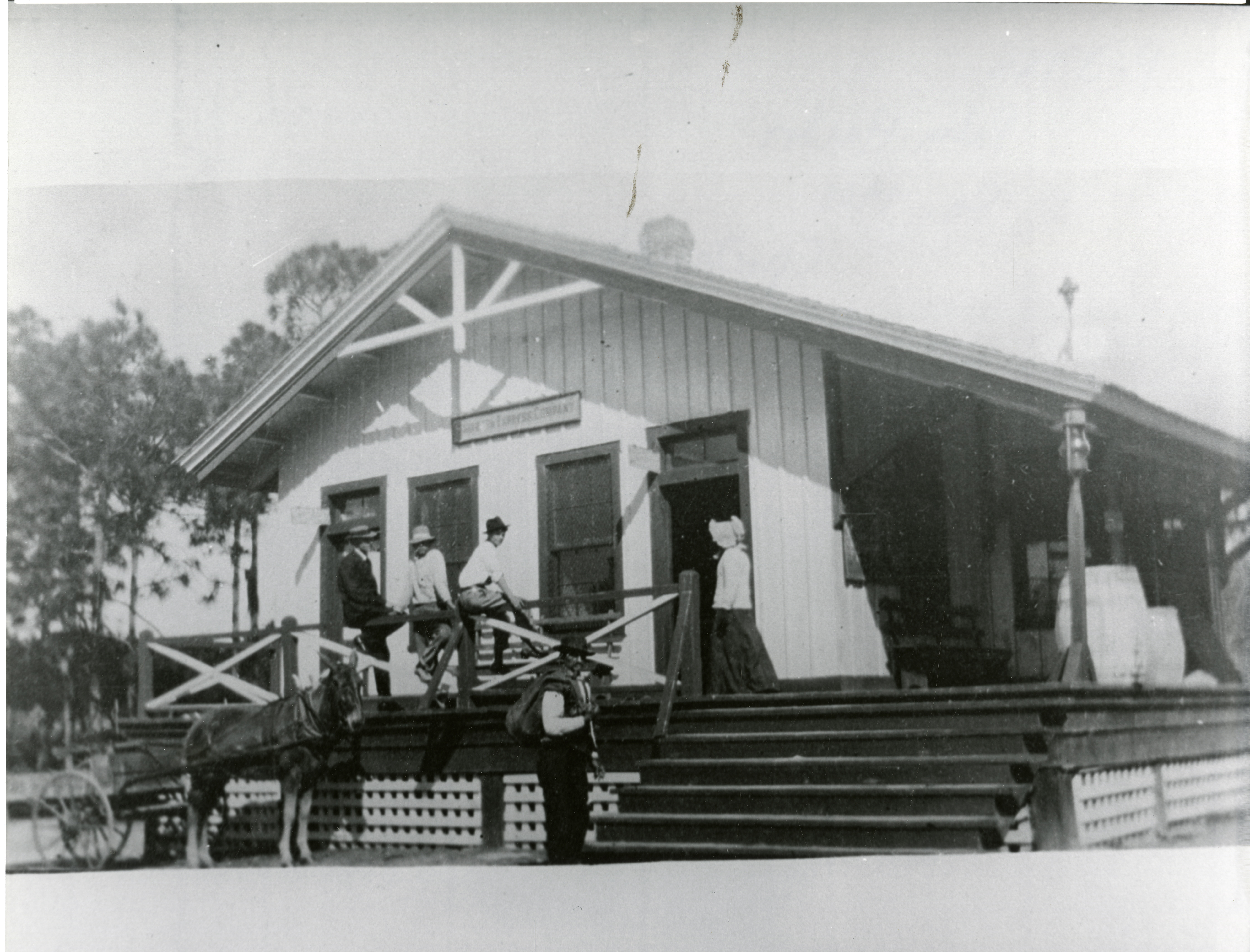 Palm Harbor Depot, Palm Harbor, Florida, 1906.