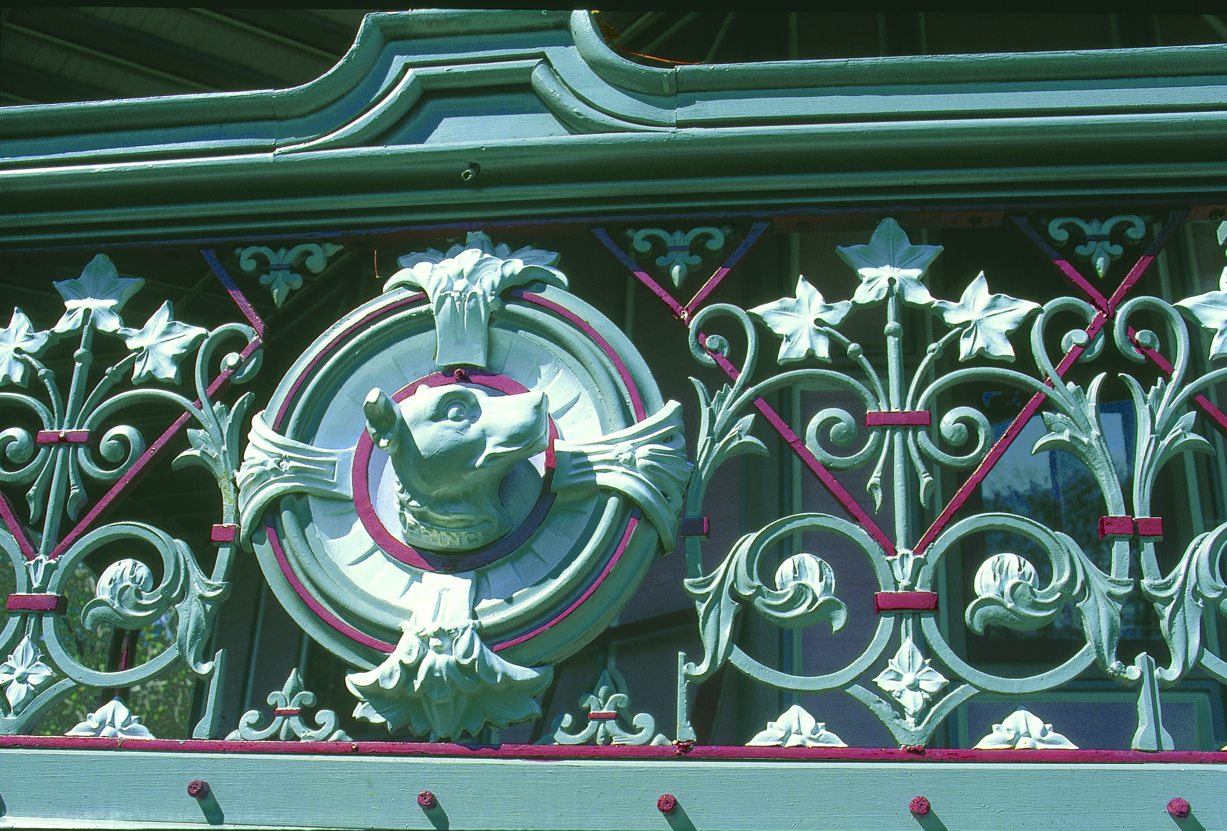 Ornamental Medallion on the Veranda Railing
