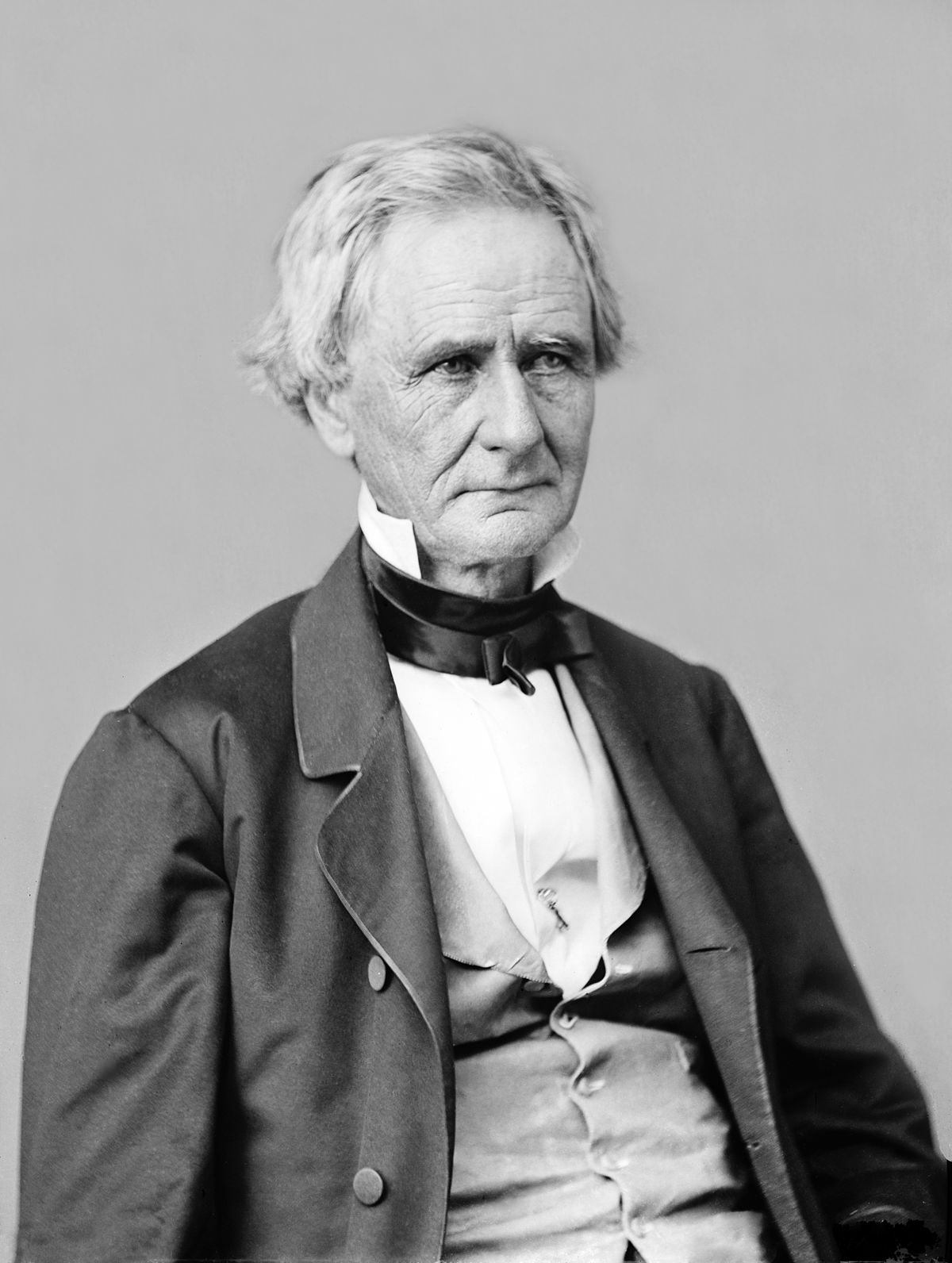 A portrait of Simon Cameron, U.S. Senator and President Lincoln's first Secretary of War.