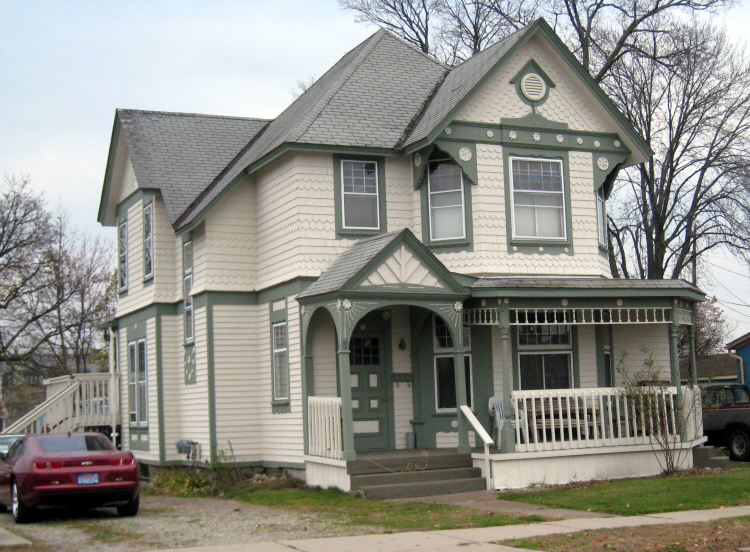Marcus Eugene Carlton House, north and west elevations, 2012