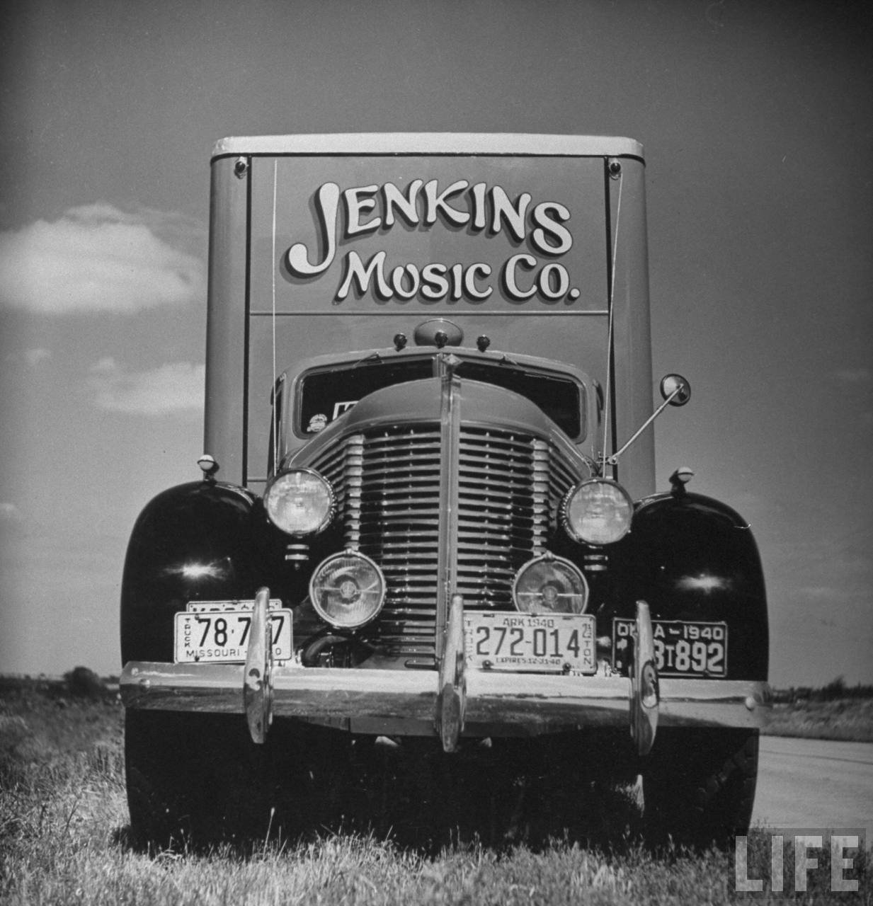 Jenkins Music Company truck containing pianos (from 1940 Life Magazine article)