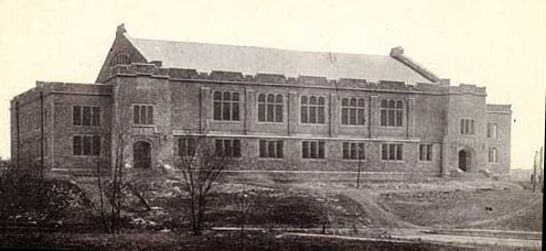IU's Men's Gymnasium before the adjoining Fieldhouse was constructed.