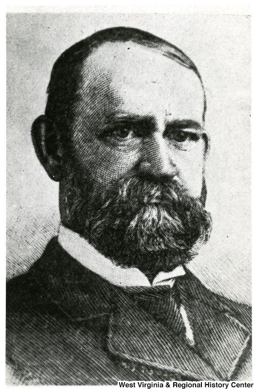 Col. William P. Thompson, commanding officer of the 19th Virginia Cavalry during the Civil War. Henry D. Ruffner served under him at the Battle of Droop Mountain. West Virginia & Regional History Center.