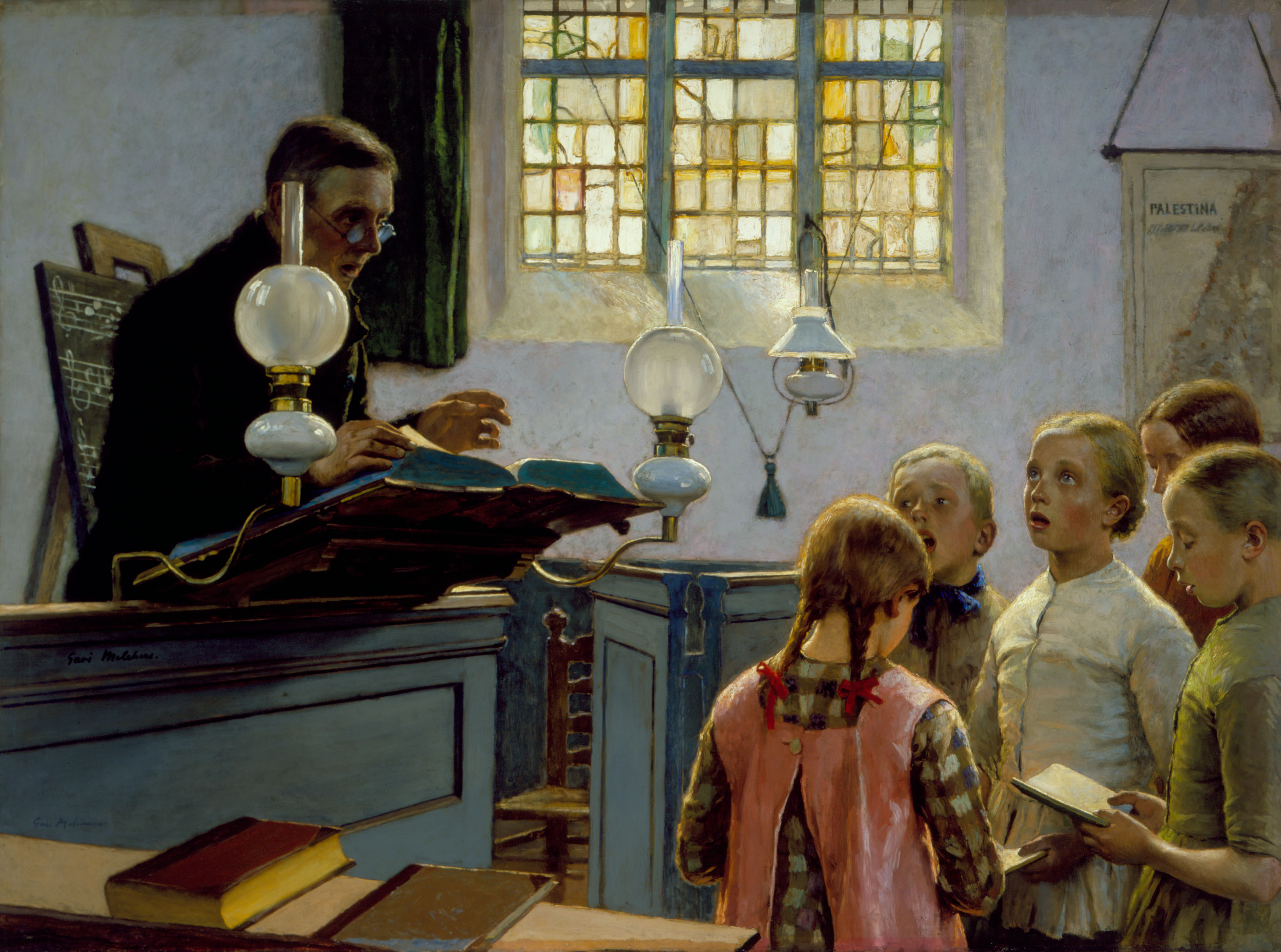 The Choirmaster by Gari Melchers