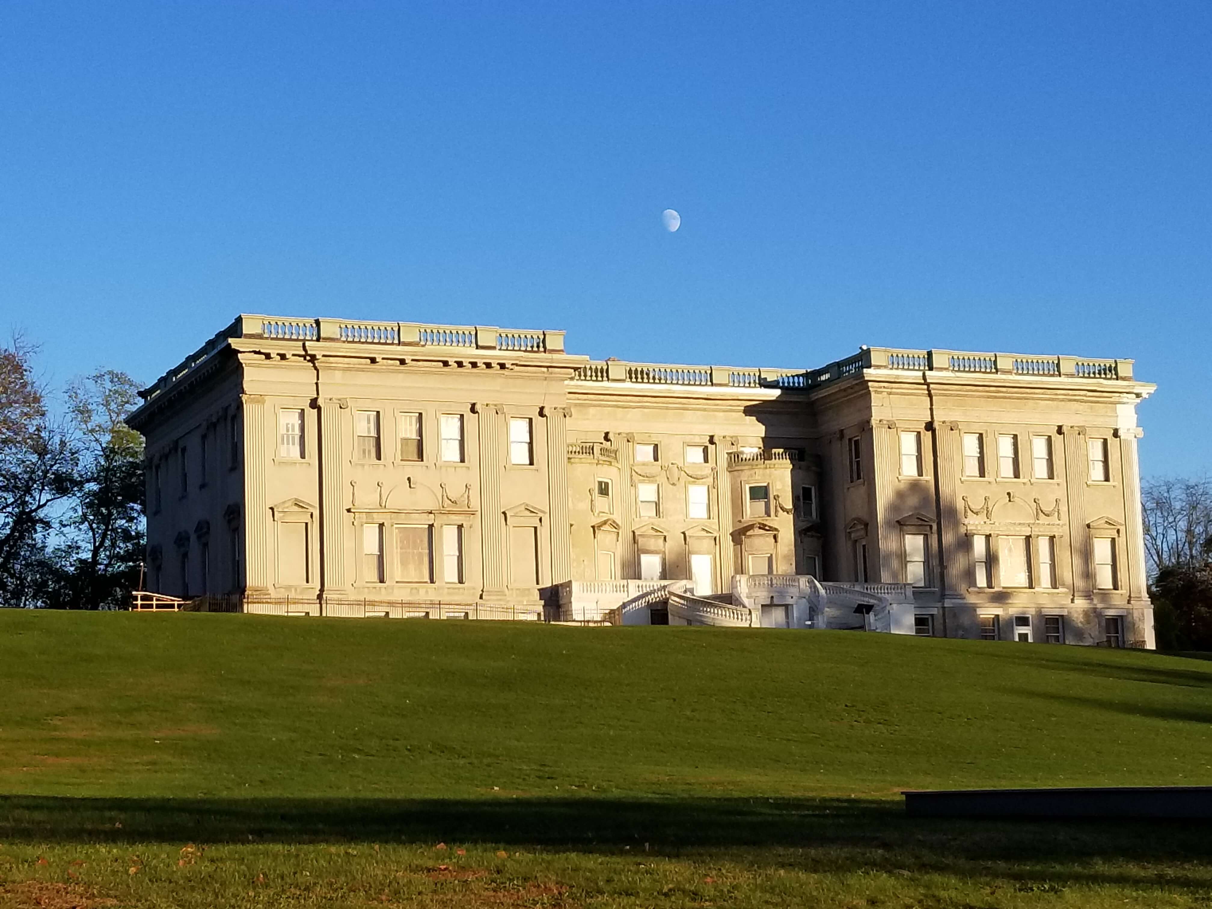 Mills Mansion As Seen From the Hudson River