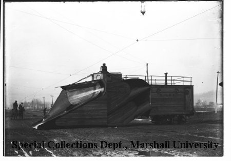 Snowplow manufactured by Ensign, 1898