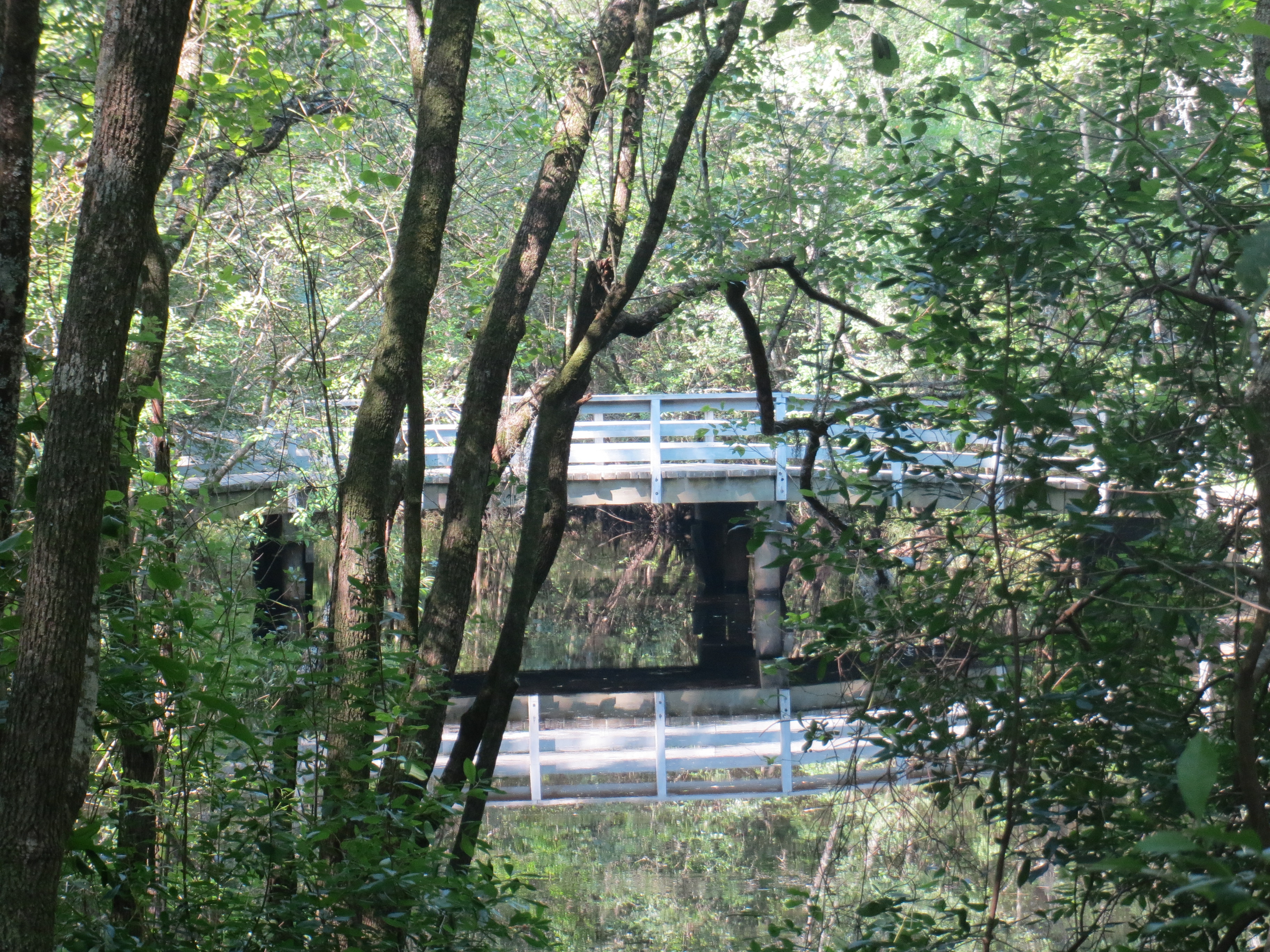 This modern bridge marks the location where the battle took place. Visitors can learn about the battle in the site's visitor center.