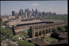 Franklin Field looking North East to the Philadelphia skyline.
Digital Image. http://www.stadiumsofprofootball.com/stadiums/franklin-field/ /. 12-7-2017. Web. 2001-2017.