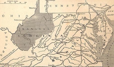 Territory of Kanawha; Proposed name of state, 1861.