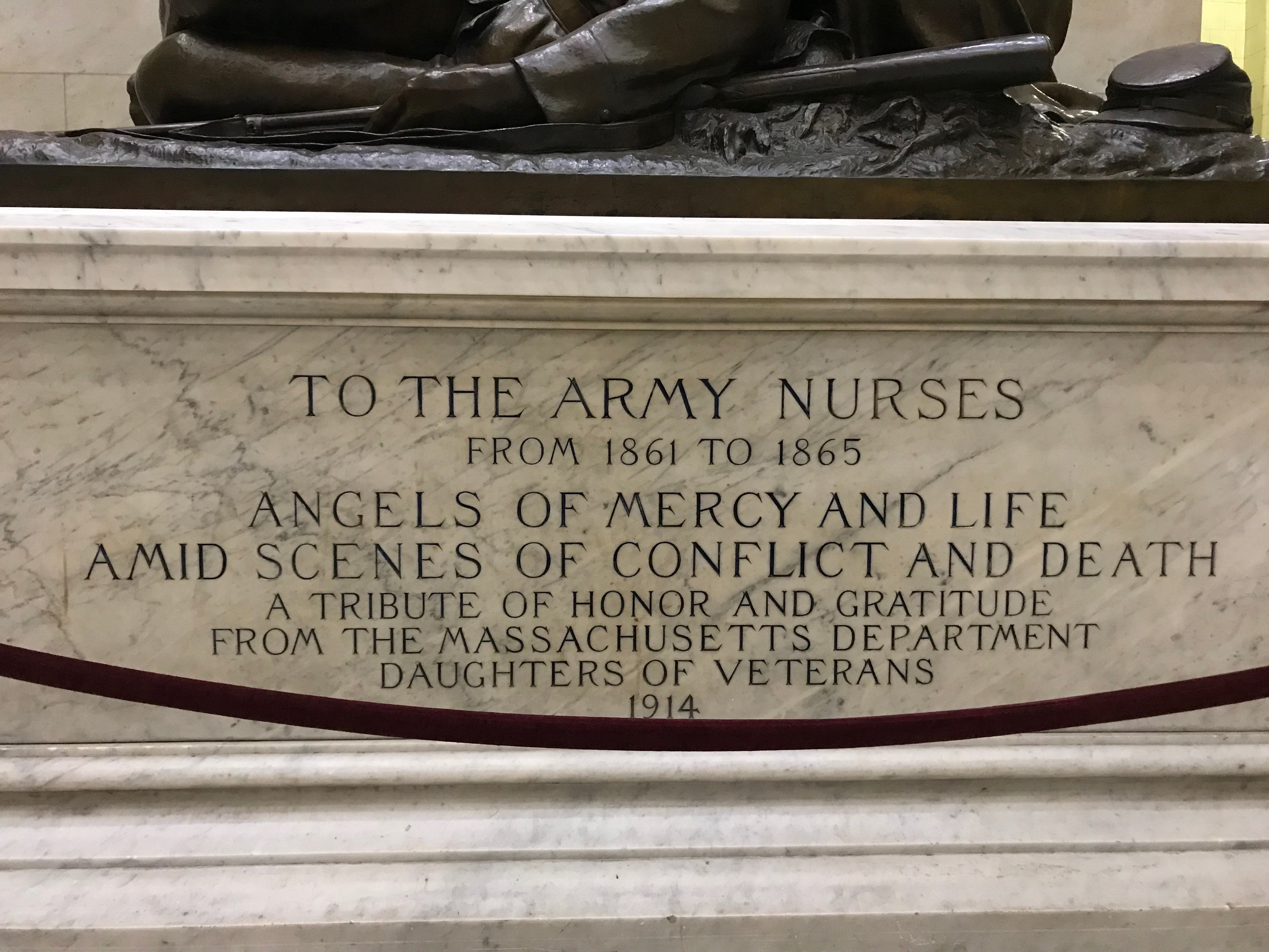Civil War Army Nurses Memorial Plaque by Bela Lyon Pratt
Photography by Edda Kirsch