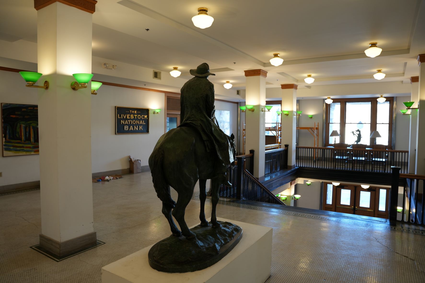Horse, Sculpture, Interior design, Art