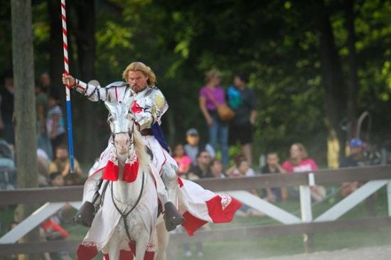A jousting champion at the Pennsylvania Renaissance Faire.