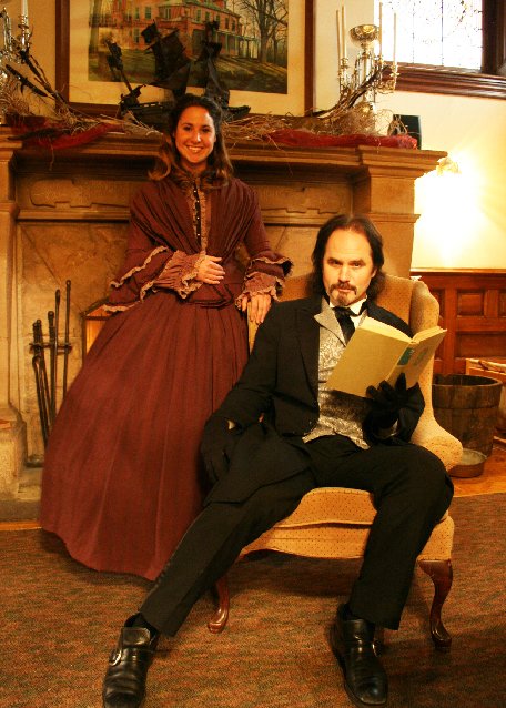 Period actors during Mount Hope's annual Poe Evermore theatrical performance.