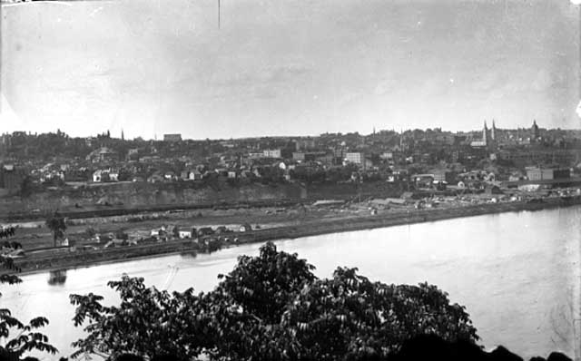 Looking west across the river toward the Upper Landing (1895)