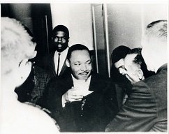 Martin Luther King Jr. Visits the Klein Memorial