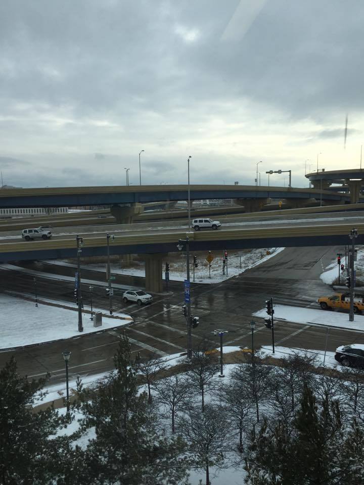 The Marquette Interstate connecting Interstate 94 and 43.
Photo by Brigid Nannenhorn