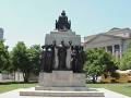 The All Wars Memorial to Colored Soldiers and Sailors was created in 1934 by Swiss-American artist Jakob Otto Schweizer.