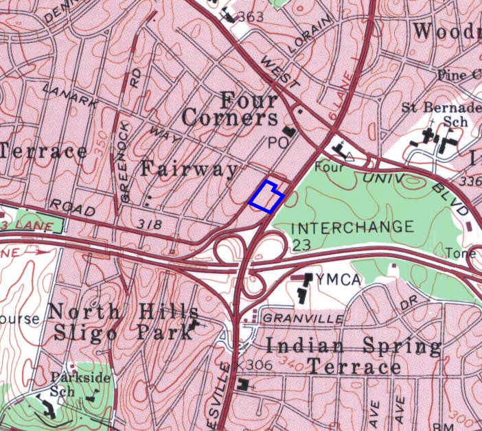 Map of Polychrome Historic District, courtesy of Maryland Historic Trust (reproduced under Fair Use)