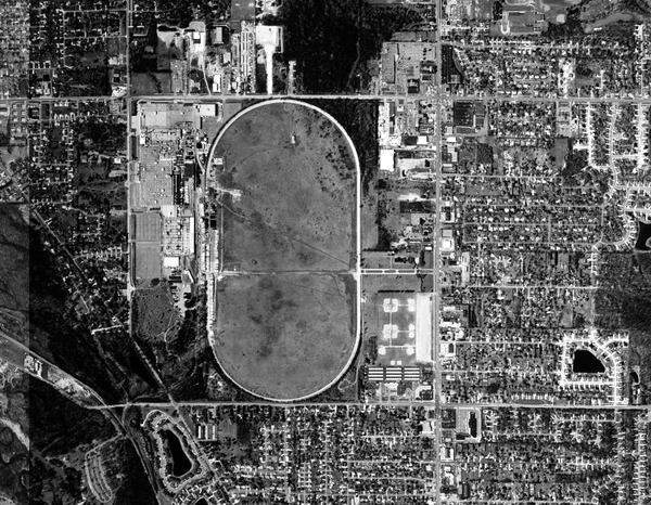 Aerial photo of the Proving Grounds