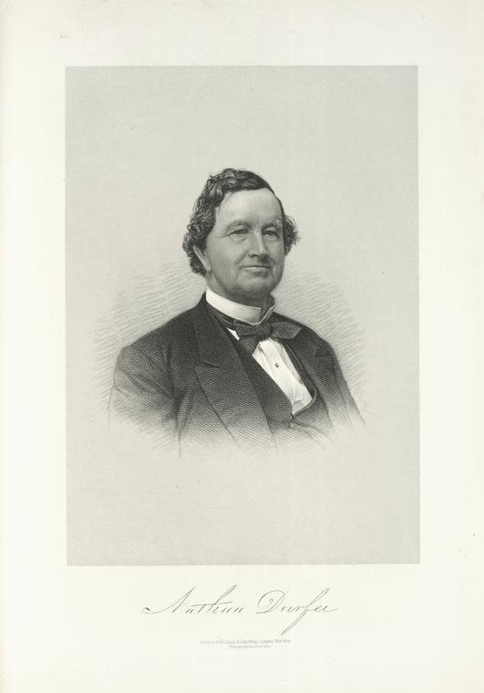 Science, Industry and Business Library: General Collection , The New York Public Library. "Nathan Durfee, Portrait." The New York Public Library Digital Collections. 1876.