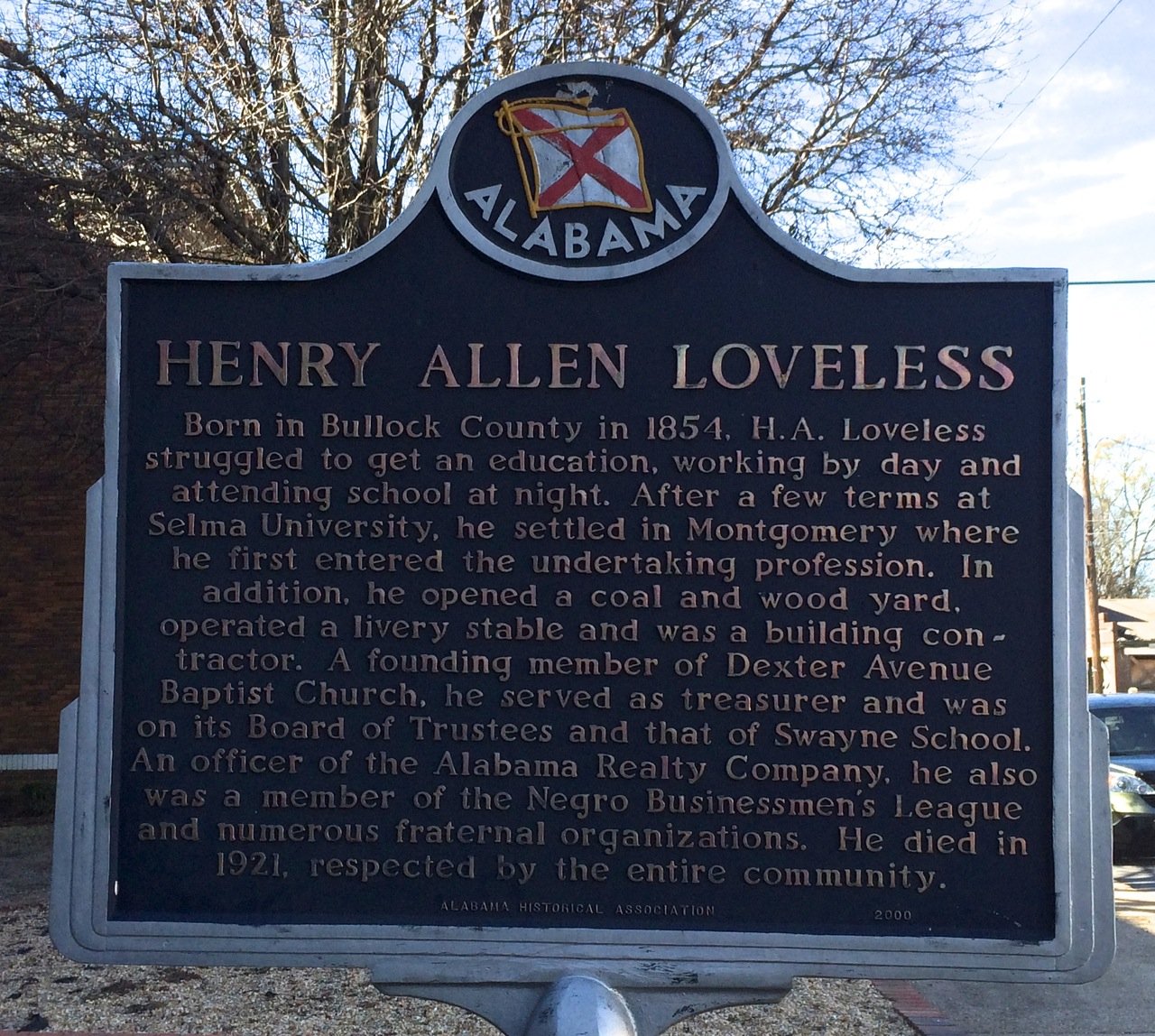 Henry Allen Loveless Marker 