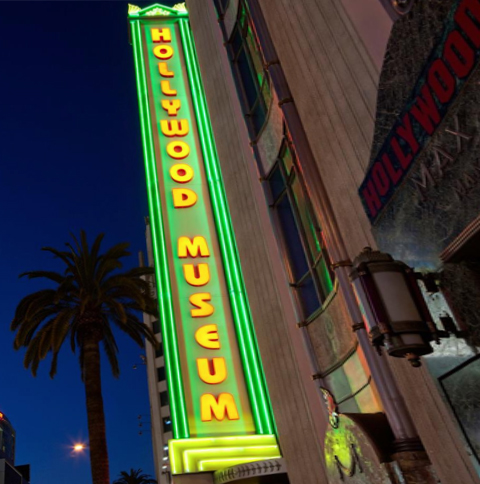 Hollywood Museum sign.