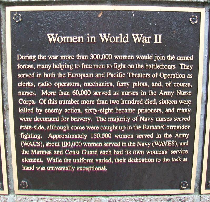 Women in World War II Historical Marker - Clio