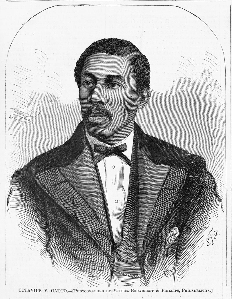 Portrait of Octavius V. Catto, Harper's Weekly, October 28, 1871