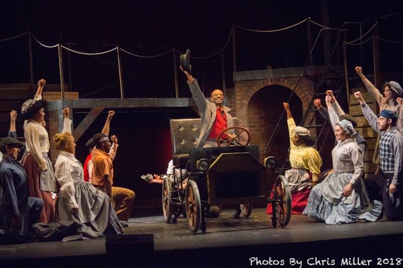The cast of Ragtime performs at the Ritz.