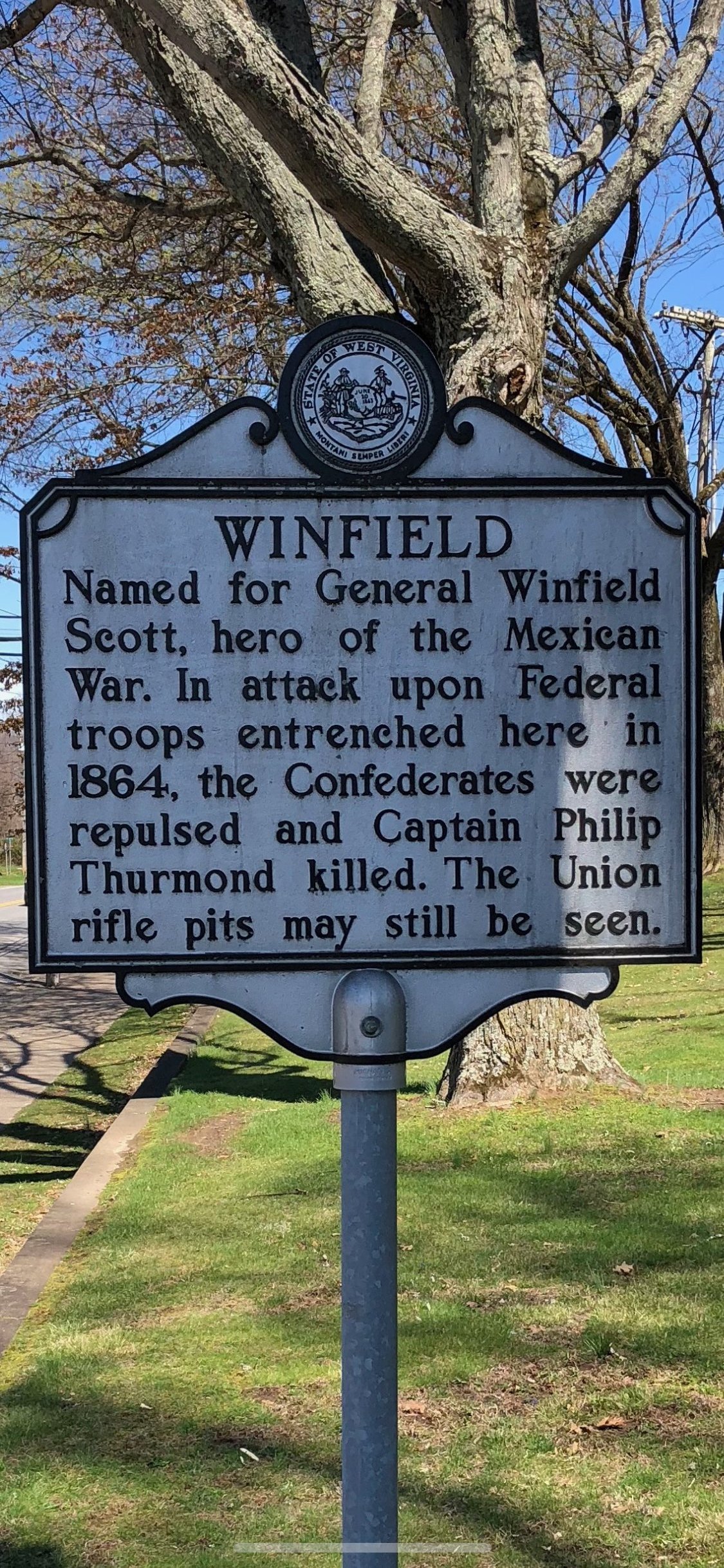 Winfield History Marker