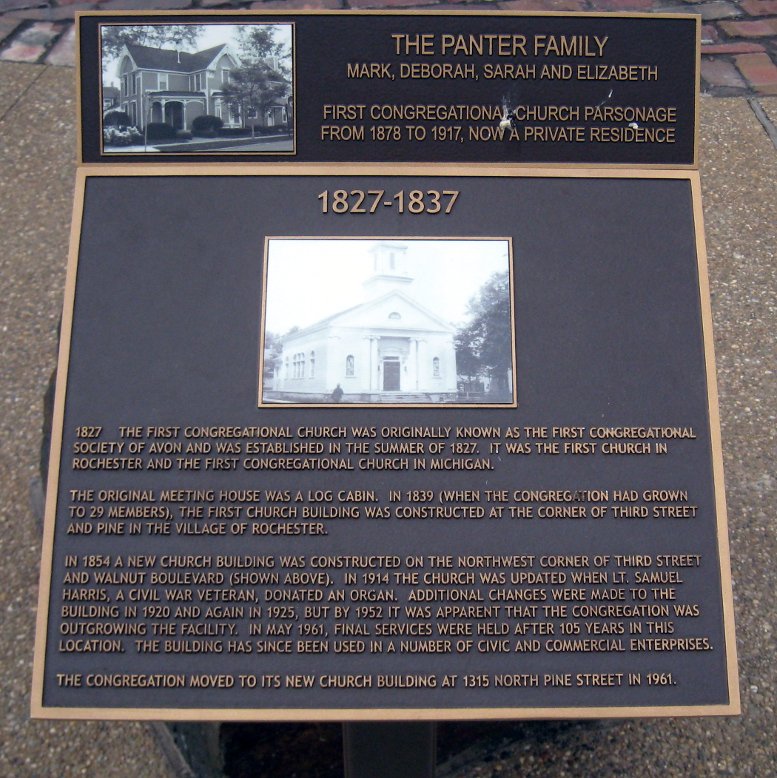 Rochester Bicentennial Sundial marker, decade 1827-1837