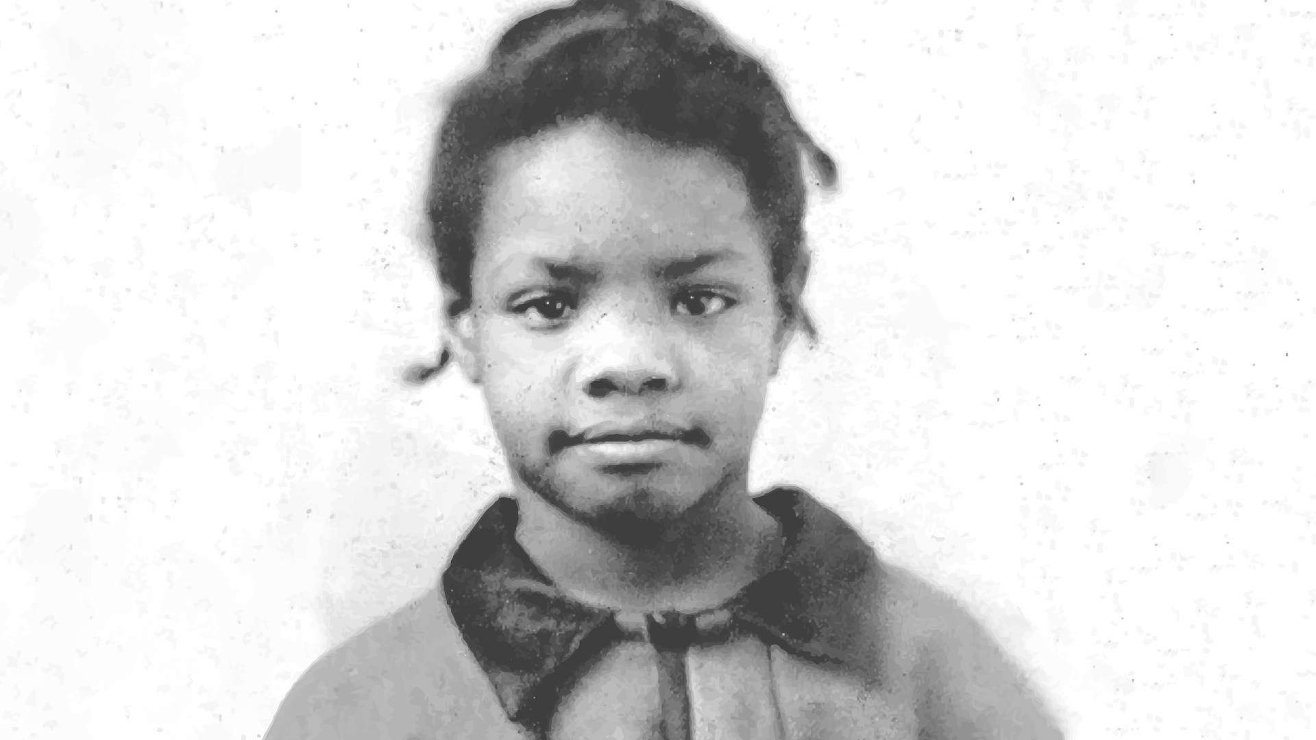 Maya Angelou as a young child. She was sent from home to home for most of her traumatic childhood.
