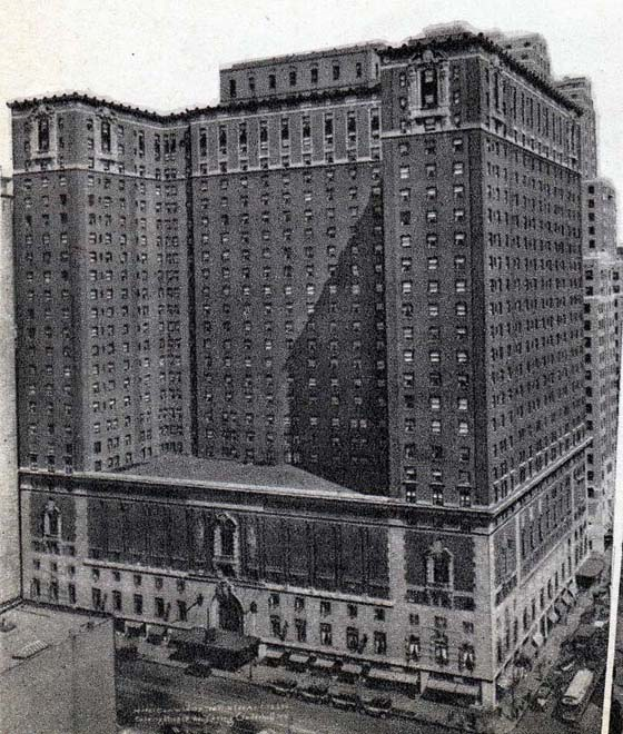 The original Commodore Hotel. 