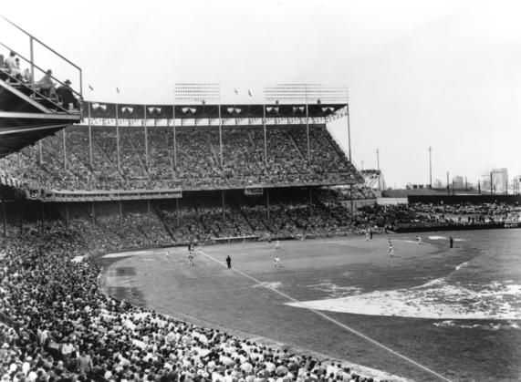 Kansas City Municipal Stadium in 1955