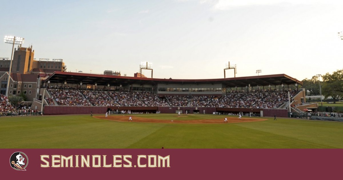 Here is a picture from the centerfield fence with the stadium packed with Garnett and gold as the Seminoles are playing the Hurricanes.