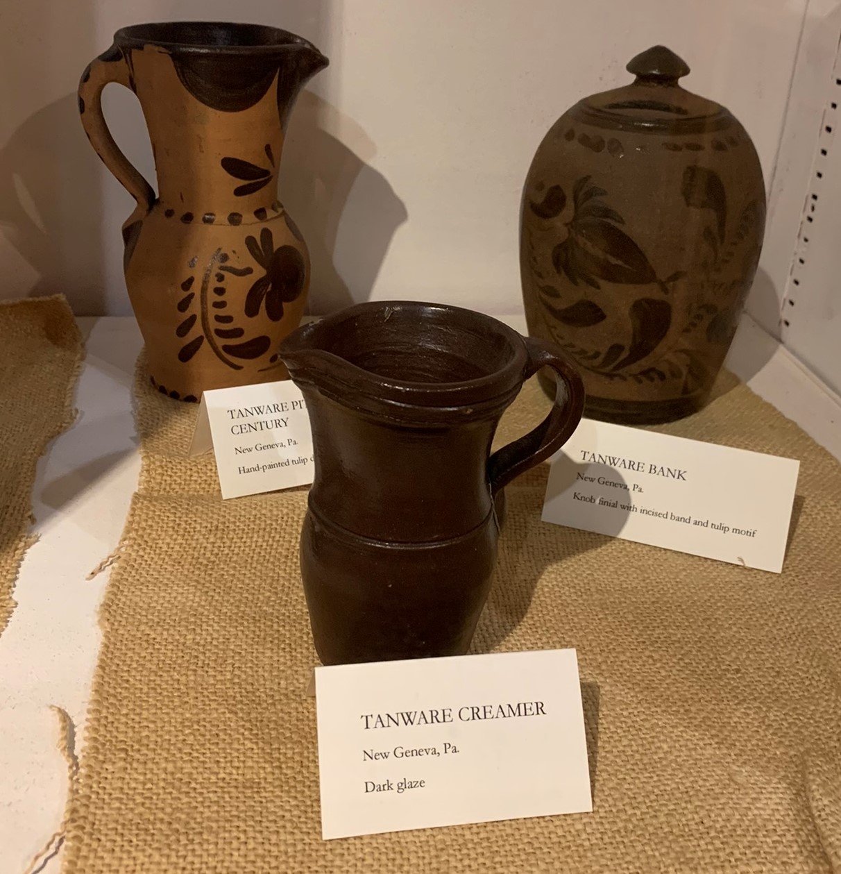 Exhibit Room B Greensboro Pottery Clio