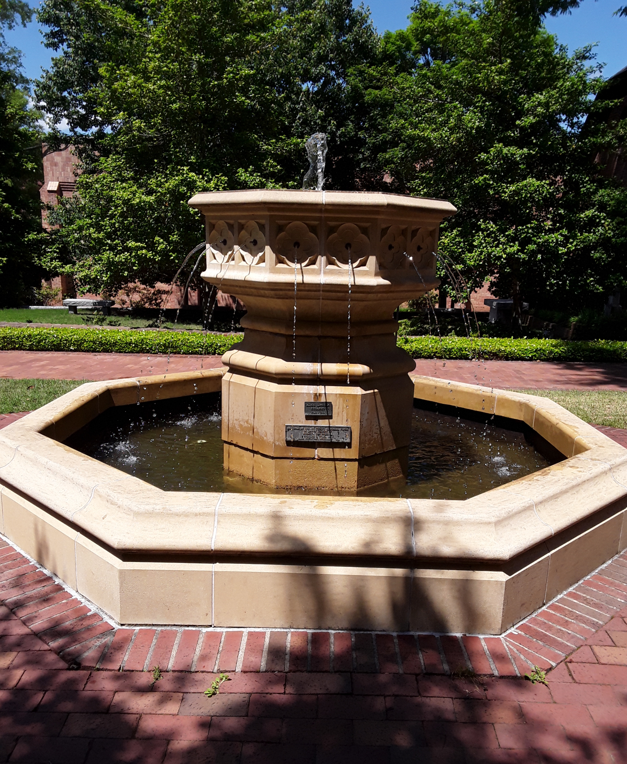 Fountain in the Courtyard at Trinity Episcopal Cathedral