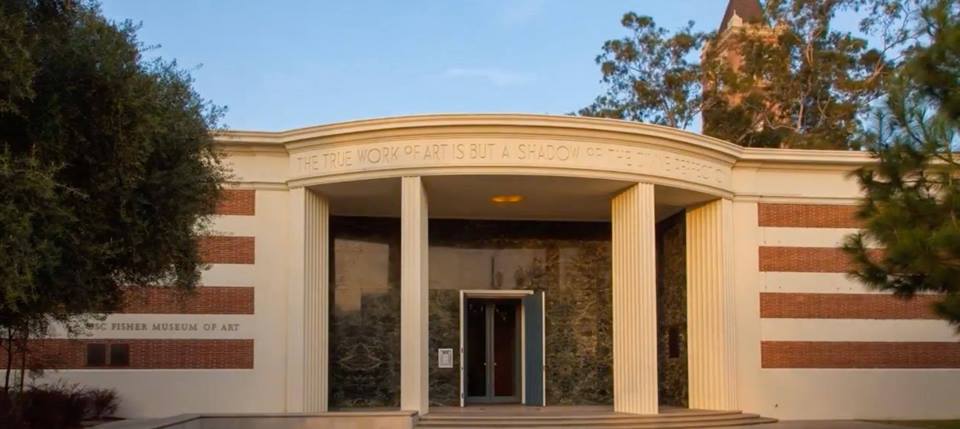 The USC Fisher Museum of Art opened in 1939 and is named after Elizabeth Holmes Fisher, whose initial donation to the museum serves as the basis for the museum's collection.