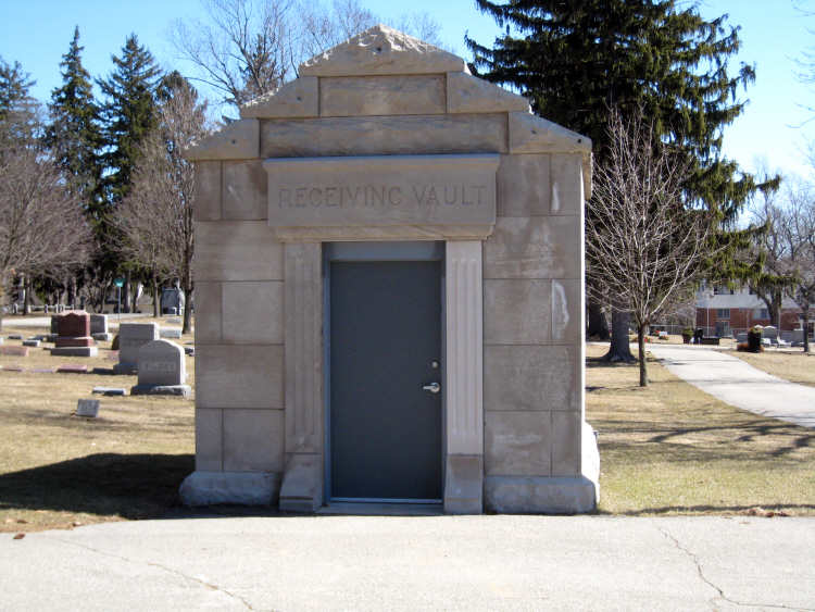 Receiving Vault, Mount Avon Cemetery, 2013